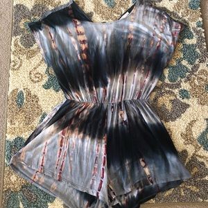 Tie-dyed romper